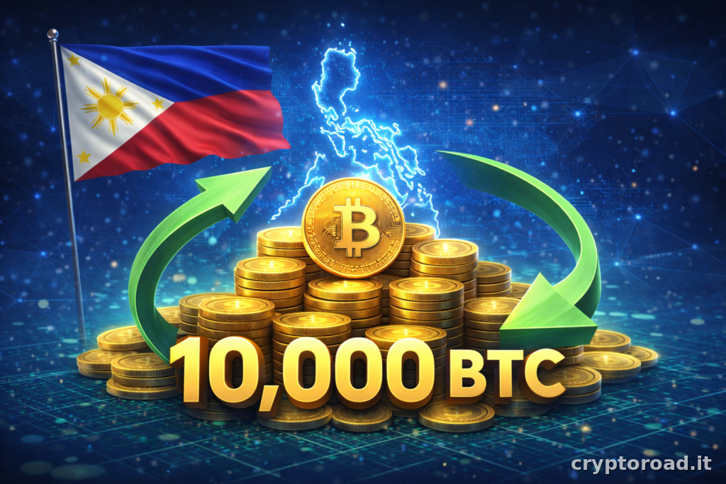 Le Filippine propongono buyback da 10.000 BTC per riserva strategica