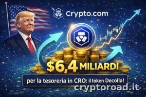 Trump Media e Crypto.com avviano una società da 6,4 miliardi $ per la tesoreria in CRO: il token Decolla!