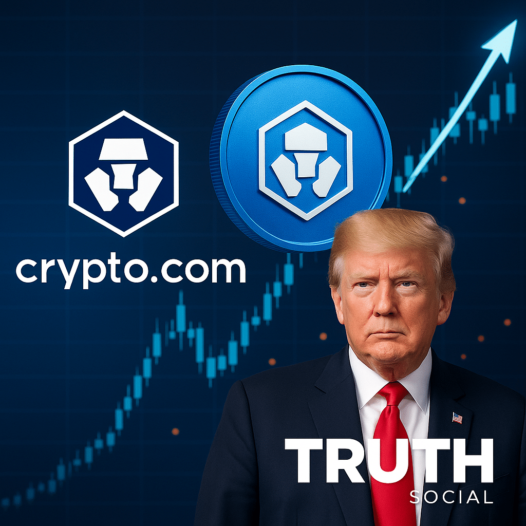 Trump Media e Crypto.com: partnership da 6,4 miliardi. Il token CRO decolla 🚀
