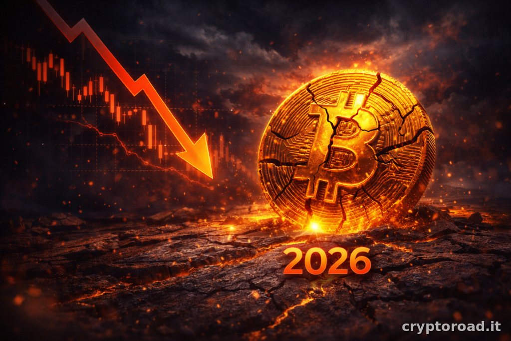 Bitcoin, peggior mese dal 2022: -47% dai massimi e dazi Trump