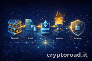 MEV nel 2026: sandwich, intent, auction e difese pratiche
