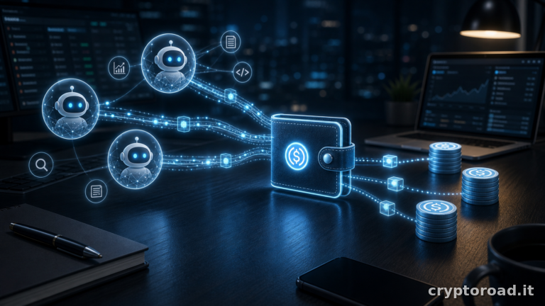 Coinbase agenti AI: wallet e pagamenti diventano autonomi
