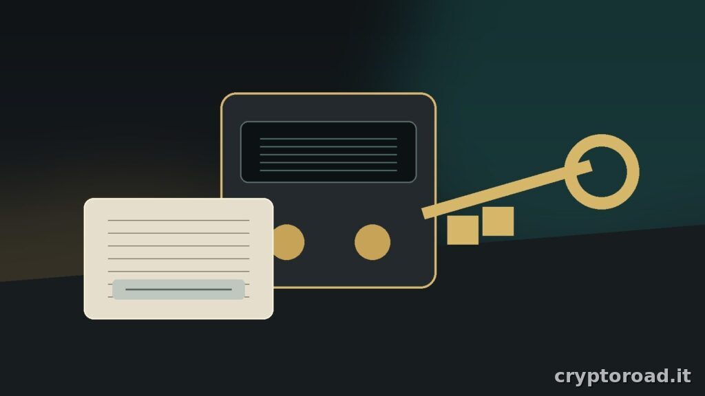 Private key: differenza con seed phrase, wallet e indirizzo