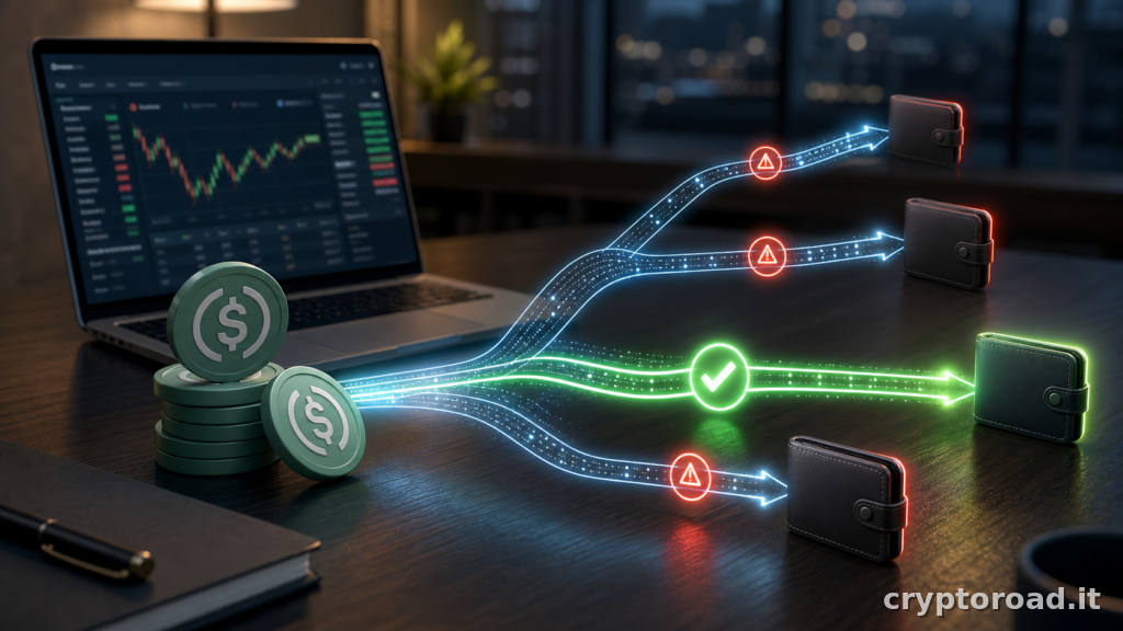 Stablecoin network: how to choose before withdrawal