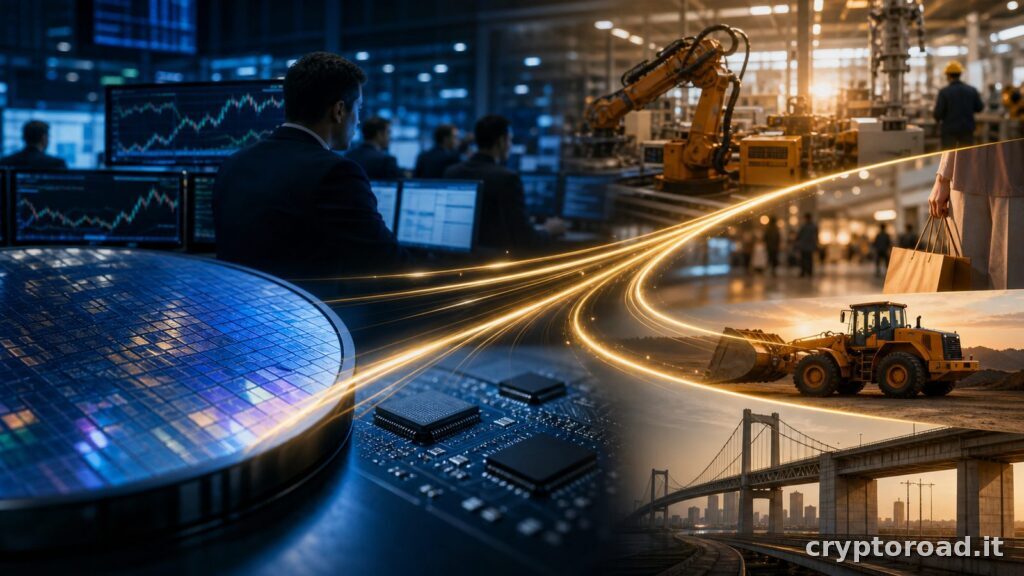 Crollo azioni AI: la rotazione scuote chip e Nasdaq