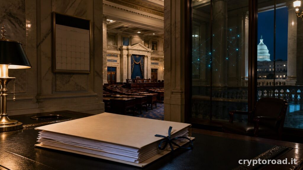 CLARITY Act: fascicolo legislativo fermo davanti al Senato degli Stati Uniti