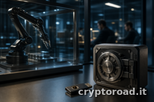 AI agent e sicurezza crypto con vault e ambiente protetto