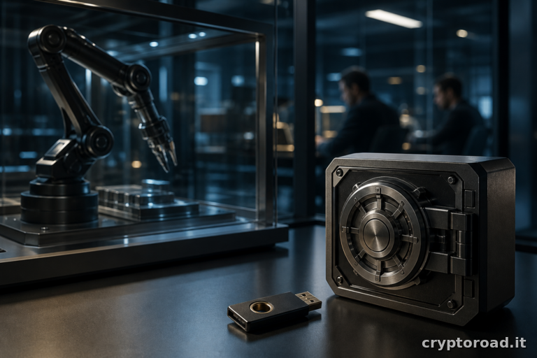 AI agent e sicurezza crypto con vault e ambiente protetto