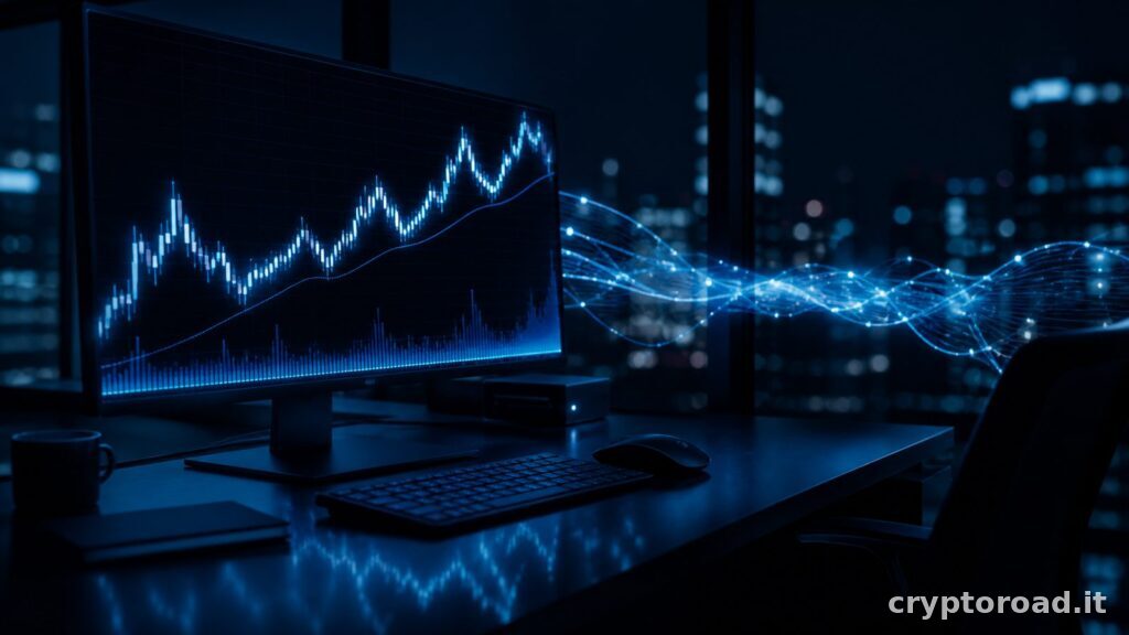 Terminale di trading con connessione exchange