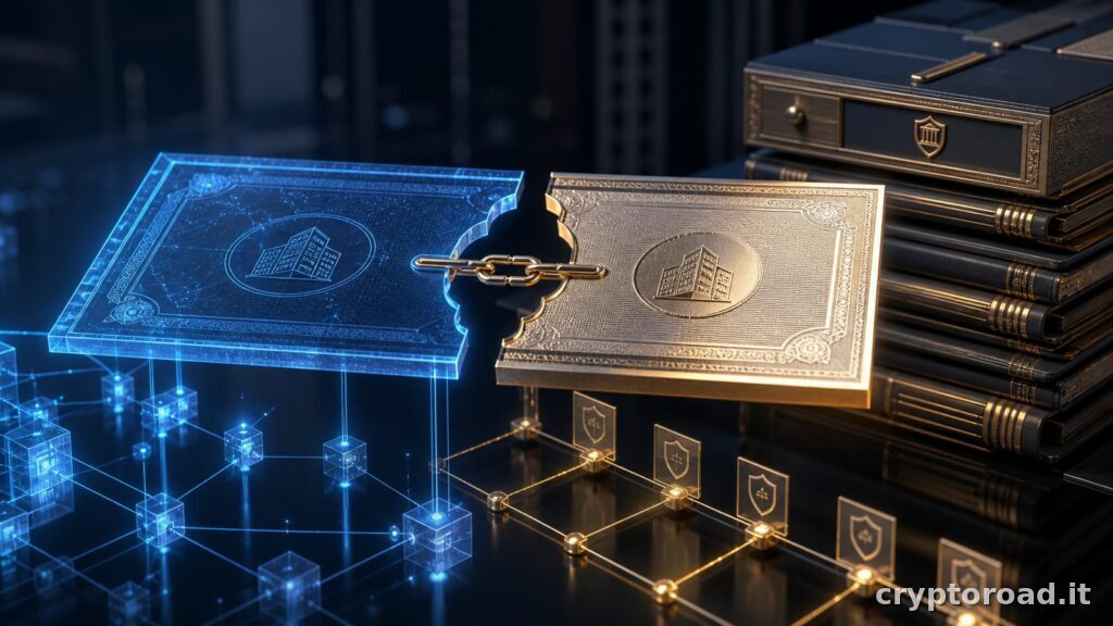 Azioni tokenizzate: collegamento tra token digitale, registro degli azionisti e catena di custodia