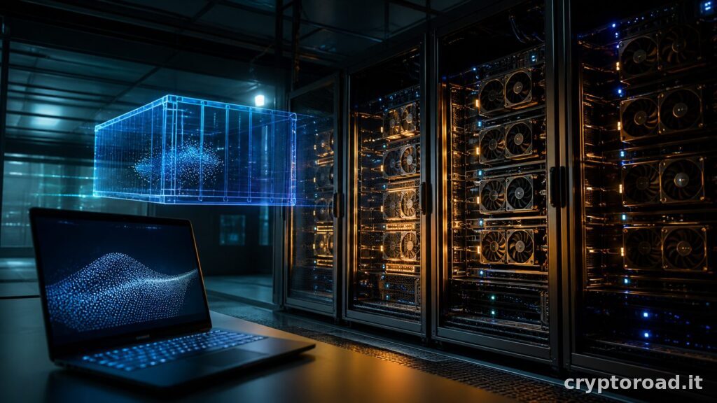 Vast.ai cloud GPU: server GPU e ambiente container per intelligenza artificiale