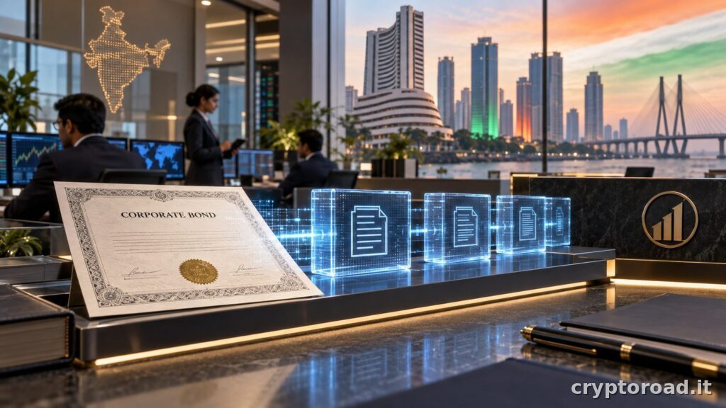 Demat 2.0: obbligazione aziendale e registro tokenizzato in India